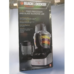 Black & Decker 2-In-1 Food Processor /w Blending Jar Black & Decker 2-In-1 Food Processor /w Blending Jar
